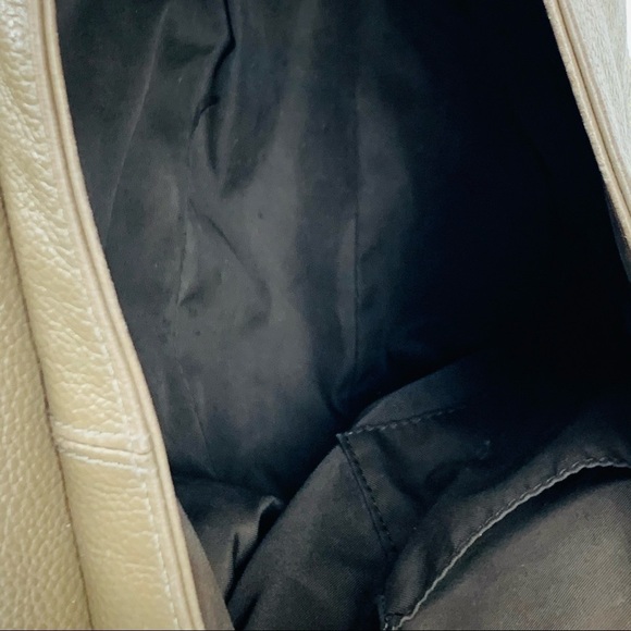 Onna Ehrlich Taupe Tassel Leather Shoulder Bag - Picture 14 of 16